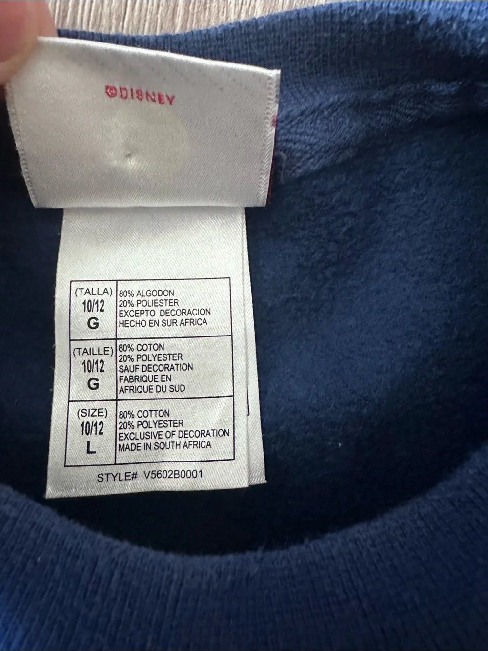 Vintage 90s Disney Mickey & Friends Blue Kids Sweatshirt